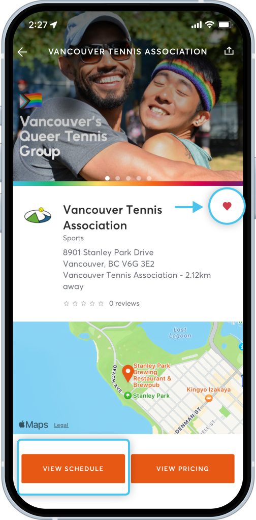 VTA Mindbody Favourite